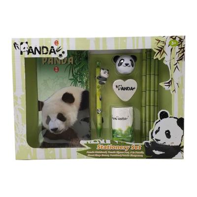 China High Quality Promotinal Office Gift School Stationery Gift / Set For Panda Theme Custom Made for sale