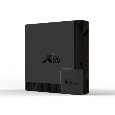 China 2020 new product popular mate x96 4gb 32gb tv box android 10 tv box 4k 106*106*18mm for sale