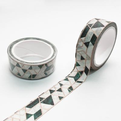 China Waterproof High Quality Colorful Custom Printed Washi Tape Roll Stickers Japanese Paper Stationery for sale