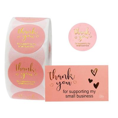 China paper & Cardboard Embossed Business Cards Thank You For Your Order Cards Sticker Paper Card Colorful Printing for sale