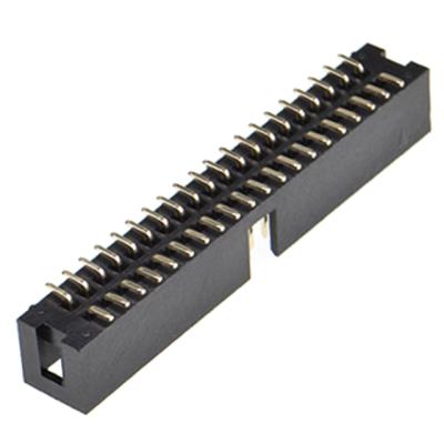 China PCB box header 2.54mm pitch 40 position 180 degree smd smt connector for sale