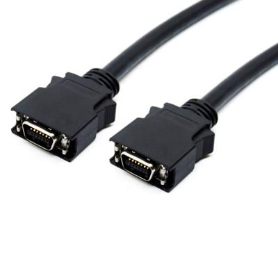 China COMPUTER MDR 14 Pin Male Connector To HPCN 14 Pin Male SCSI Cable With Latch for sale