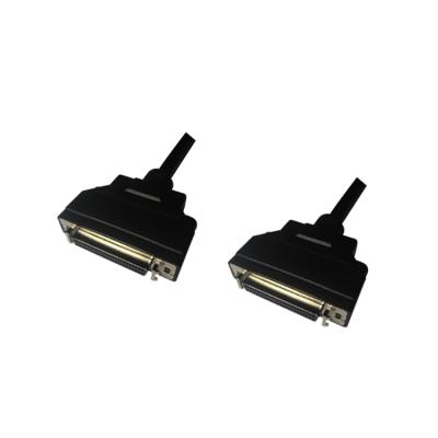 China HD50 Pin Female To HPDB 50 Pin Female SCSI Cable With Latch Bracket CSCE013 for sale