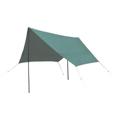 China Diagonal Tethering Type Deerland ODM Oxford Waterproof Camping Tarp Tent Outdoor Portable Sun Shelter Deerland Shelter Beach Shade For Travel for sale