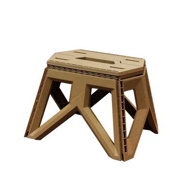 China Outdoor Camping Portable PP Fishing Stool Folding Chair Plastic Storage Small Step Stool With Handle for sale