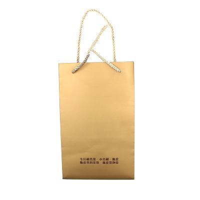 China Custom Printing Paper Bag Recycled Logo Brown Gift Bag Custom Materials Newcomer Gift Bag for sale