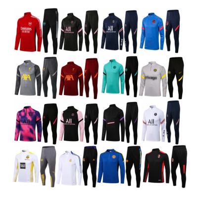 China Breathable 2022 New Season Customize Wear Soccer Jersey Club Team Soccer Tracksuits Suit Sport Paris Soccer Jersey Training Uniform for sale