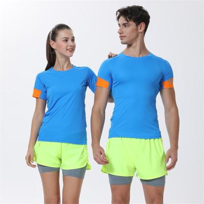 China Breathable Plus Size Gym Clothing T-shirt Moisture Wicking Quick Dry Sportswear for sale