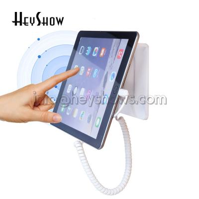 China filler & Alarm For All Tablet Wall Mount Tablet Security Holder Ipad Display Alarm Holder Tablet Anti Theft Charging Devices For Phone Retail Exhibit for sale