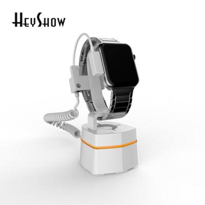 China Work For All HeyShow BT Watch Security Display Stand Smartwatch Anti Theft Watches Support Watch Alarm System Black White For All Watches for sale