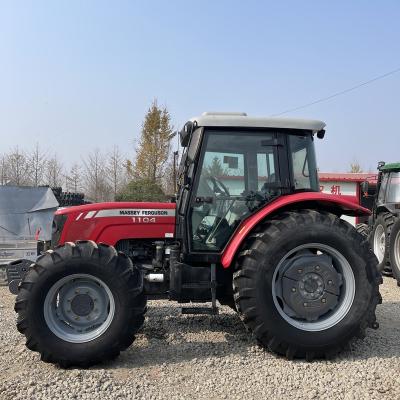 China Ariculture Massey Used farm tractor with cab 4WD  Ferguson 110 HP  MF1104  with big tires strong engine good condition for sale