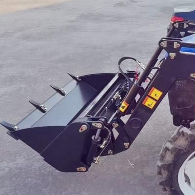 China Gear Drive 2020 Hot sale Front loader for compact tractor backhoe  four in one bucket for sale