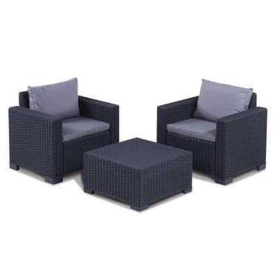 China Contemporary outdoor single rattan modern 3 piece corner sofa sofa couch for sale for sale