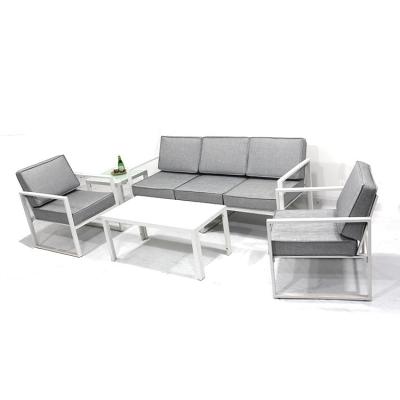 China New Arrival Metal Furniture Modern Outdoor Aluminum Sofas Aluminum Sofa High Quality Outdoor Sofa for sale