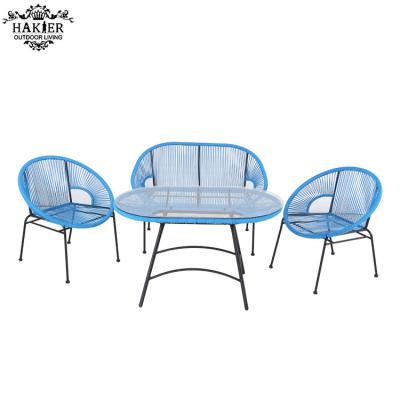 China Modern New Design Plastic Rattan Chair Outdoor Cast Iron Garden Furniture Chair for sale