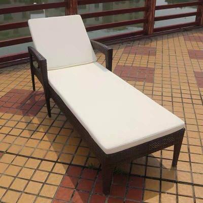 China Traditional Hot Sale Outdoor Wicker Aluminum Folding Lounge Chair for sale