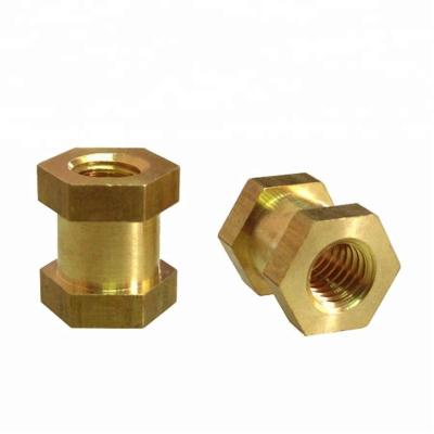 China M4x4 Threaded Hex Brass Brass Inserts for sale