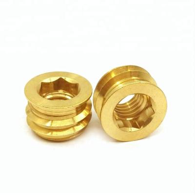 China JISC3604 Self Tapping Brass Woodworking Inserts for sale