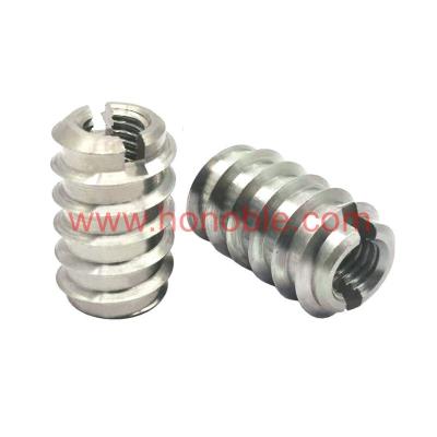 China Heavy Industry Stainless Steel M4 M5 M6 Carbon Steel Furniture Thread Insert Nuts, DIN7965 Wood Insert Nut for sale