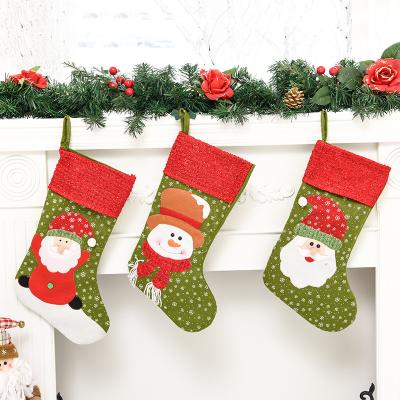 China Christamas Tree Decoration Factory Price Christmas Tree Toppers Christmas Stocking For Home Decoration for sale