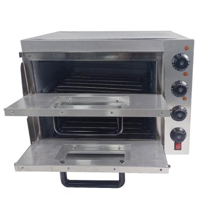 China High Quality Cheap 2 Deck Mini Stone Pizza Oven Easy Operation Household for sale