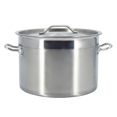 China Universal Aluminum Non Stick Cookware Kitchen Stainless Steel Cooking Pot Sustainable for sale