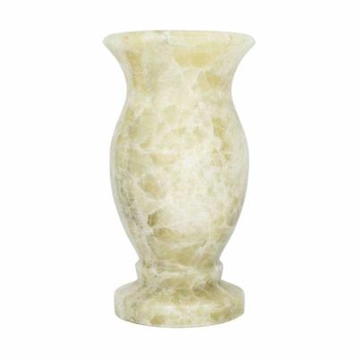 China Beautiful modern white onyx vase for sale