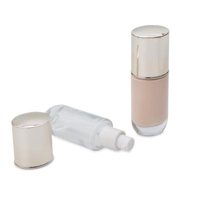 China Excellent Cosmetic Material Flat Base Liquid Bottle Processing Customization for sale