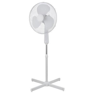 China Height Adjustable Custom Portable Electric Fan Stand Floor Stand Powerful Cooling White Fan for sale