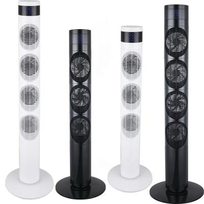 China 12 Hours Timer 46 Inch Large Tower Circular Fan Oscillating LED Display With Negative Ions Fans for sale