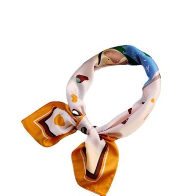 China Foreign trade square female fashion Korean small joker spring joker scarf and autumn Korean thin scarf for sale