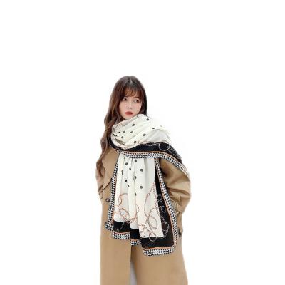 China Wholesale Korean new fashion knitted warm scarf thickened scarf shorts solid color scarf ladies autumn and winter joker scarf for sale