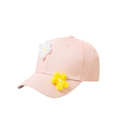 China The JOINT Joker Embroidered Flower Shopping Baseball Cap Children's Sun Visor In Korean Summer Hat for sale