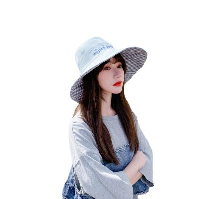 China breathable & The waterproof women's wide-brimmed fisherman's hat looks like a sun hat outdoors. Fashion wild cold hat for sale