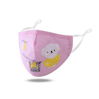 China Polyester cotton children's masks can be washed. Three-dimensional baby earmuffs for infants and toddlers are breathable for boys and girls for sale