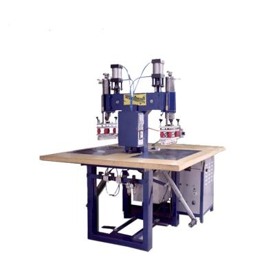 China DOUBLE HEAD C/W FOOT PEDAL High Frequency Plastic Welding Machine PVC PETG Usable for sale