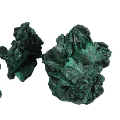 China Wholesale High Quality China Crystal Malachite Raw Stone Mineral Specimens For Feng Shui Decoration for sale