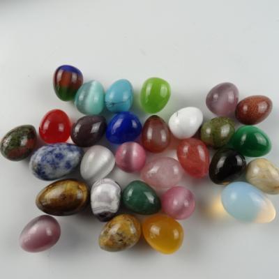 China China Gemstone Eggs Small Healing Mixed Cat's Eye High Quality Natural Color Wholesale Crystal Eggs Cheap Colorful Mixed For Gift for sale