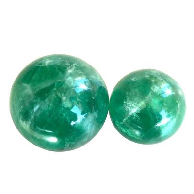 China China Wholesale Natural High Quality Healing Green Fluorite Crystal Ball For Decoration for sale