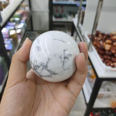 China Wholesale China Turquoise White Spheres Healing Stone Crystal Sphere Calaita White Ball For Decoration for sale