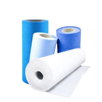 China Sustainable Disposable SMS Nonwoven Fabric Used PP Non Woven Fabric Roll Facemask Medical Supplies for sale