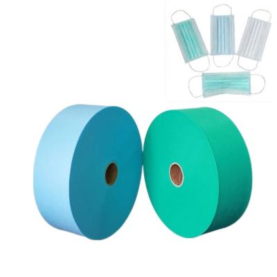 China Raw Material Waterproof Nonwoven Fabric For Medical Mask Dustproof Clothing Surgical Clothes for sale