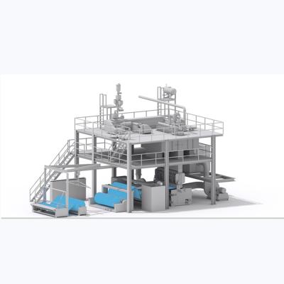 China Product 1600mm /2400mm /3200mm SS Disposable Nonwoven Fabric Cloth Making Machine Nonwoven Fabric Machine for sale