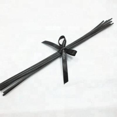 China Viable gift packing 3mmx23cm opp bag 4pcs black synthetic fiber diffuser tubular stick for sale