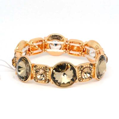 China Fashion Cute European Crystal Wholesale New Design Bangle Style Rhinestone Jewelry Glass Bracelet for sale