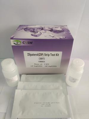 China Zilpaterol ELISA Test Kit 96T  Used To Detect Feed, Tissue, Urine, Serum, Plasma,Milk for sale