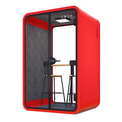 China (Other) Adjustable Phone Booth For Sale Two Person Work Pod Read With Furniture Soundproof Booth for sale