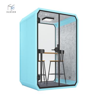 China Office Adjustable Modern Pod (Other) Private Work Box Easy Install Office Booth Eco-Friendly Meeting Booth Soundproof Pod for sale