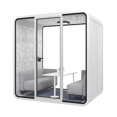 China Meeting Booth (Other) 4 Seat Adjustable Office Pod Indoor Outdoor Optional Soundproof Pod Soundproof Pod for sale