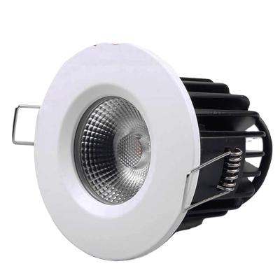 China IP65 Deep Hole Dimmable Downlight Modern Light Fixture Aluminum COB Fire-Rated LED Downlights for sale